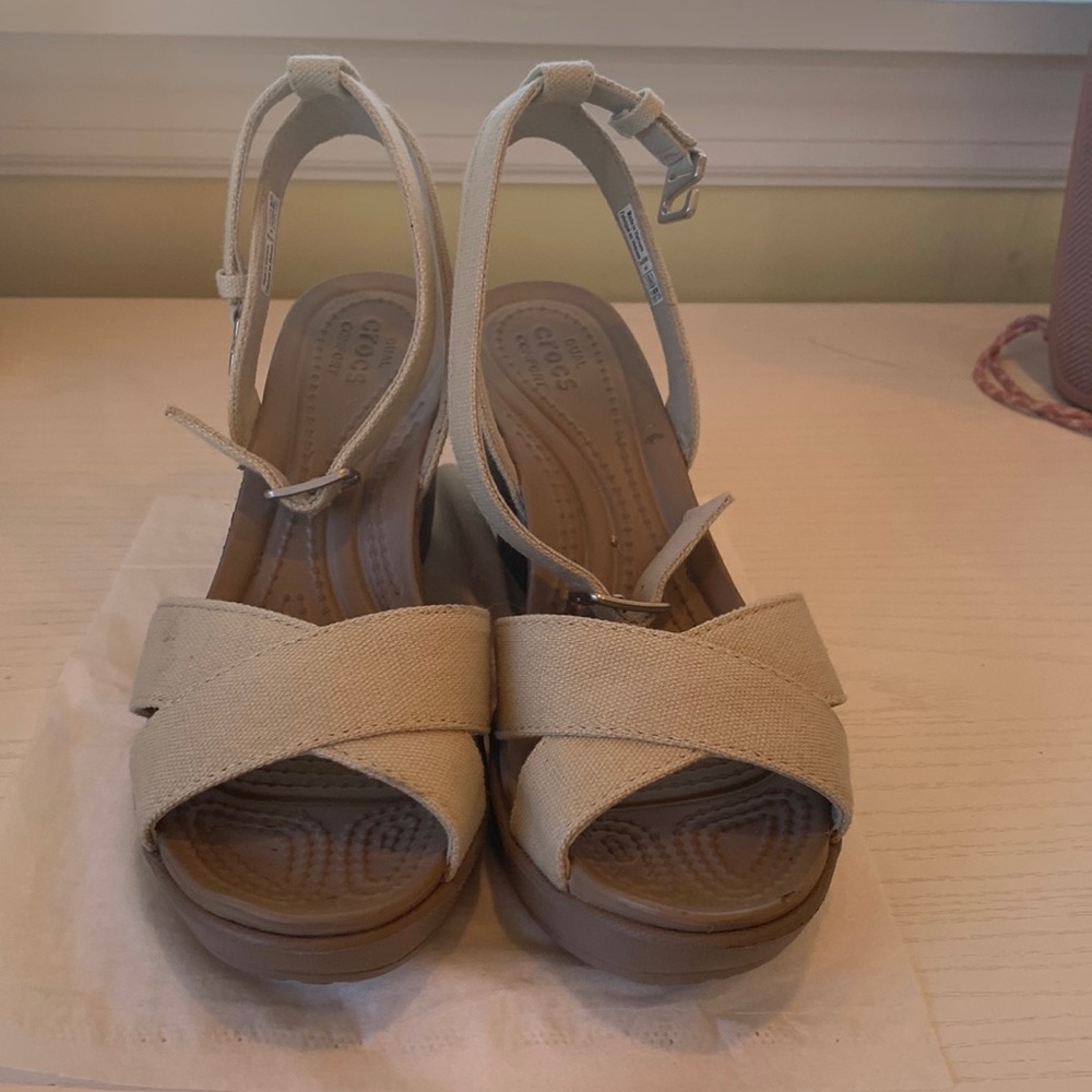 Croc heels